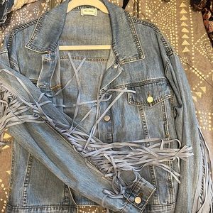 My Kim fringe sleeve jacket